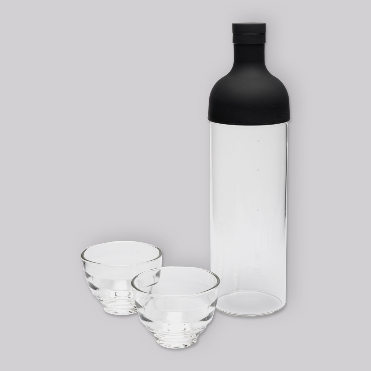 Hario Filter in Bottle & Tea Glass Set