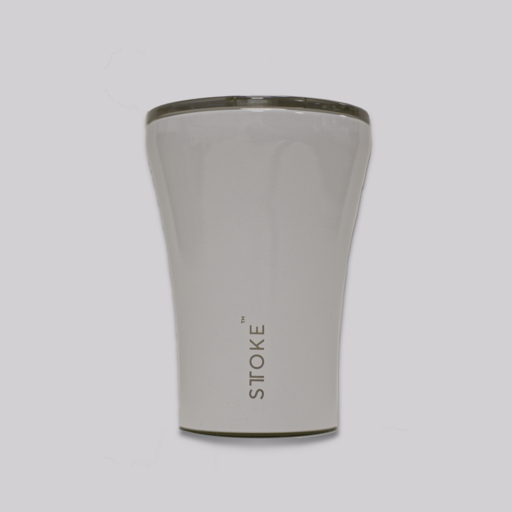 STTOKE Reusable Coffee Cup, Ivory Chai STTOKE Reusable Coffee Cup, Ivory Chai