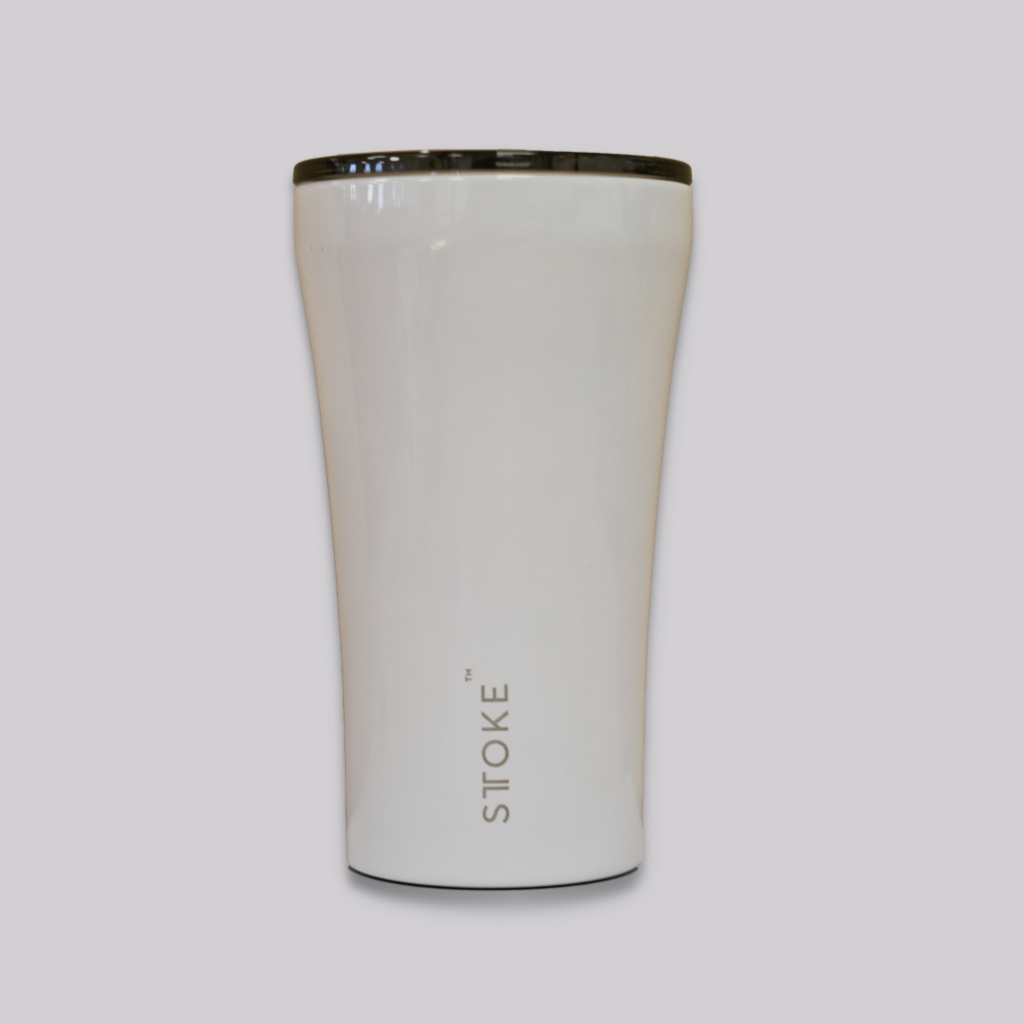 Sttoke Reusable Cup White Sttoke Reusable Cup White